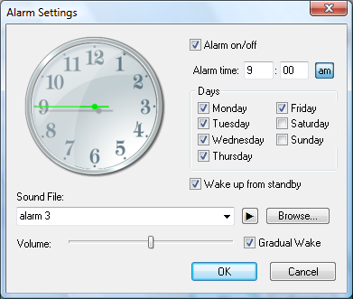 Vista Clock Screensaver Free
